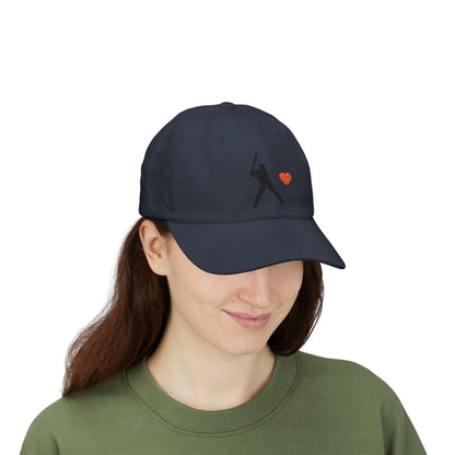 Baseball Love Dad Cap - Perfect Gift for Sports Dads, Father's Day, Casual Wear, Summer Style, Stylish Baseball Hat - TRV