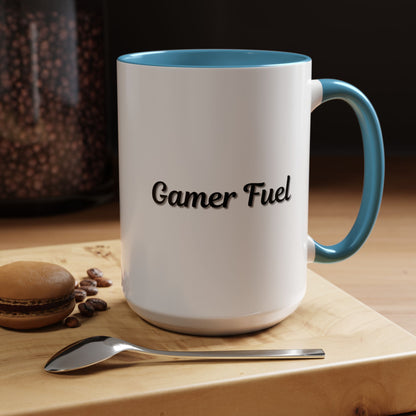 Gamer Fuel Accent Coffee Mug - Perfect for Gamers