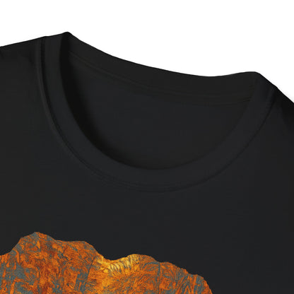 Nature-Inspired Unisex Softstyle T-Shirt, Outdoor Lover Gift, Casual Wear, Ideal for Hiking, Nature Trips, Unique Graphic Tee - TRV