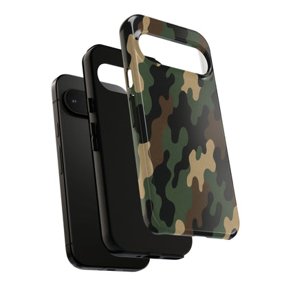 Camouflage Phone Case, Tough Cases, Military Style, Unique Phone Accessories, Gift for Him, Durable Phone Cover - TRV