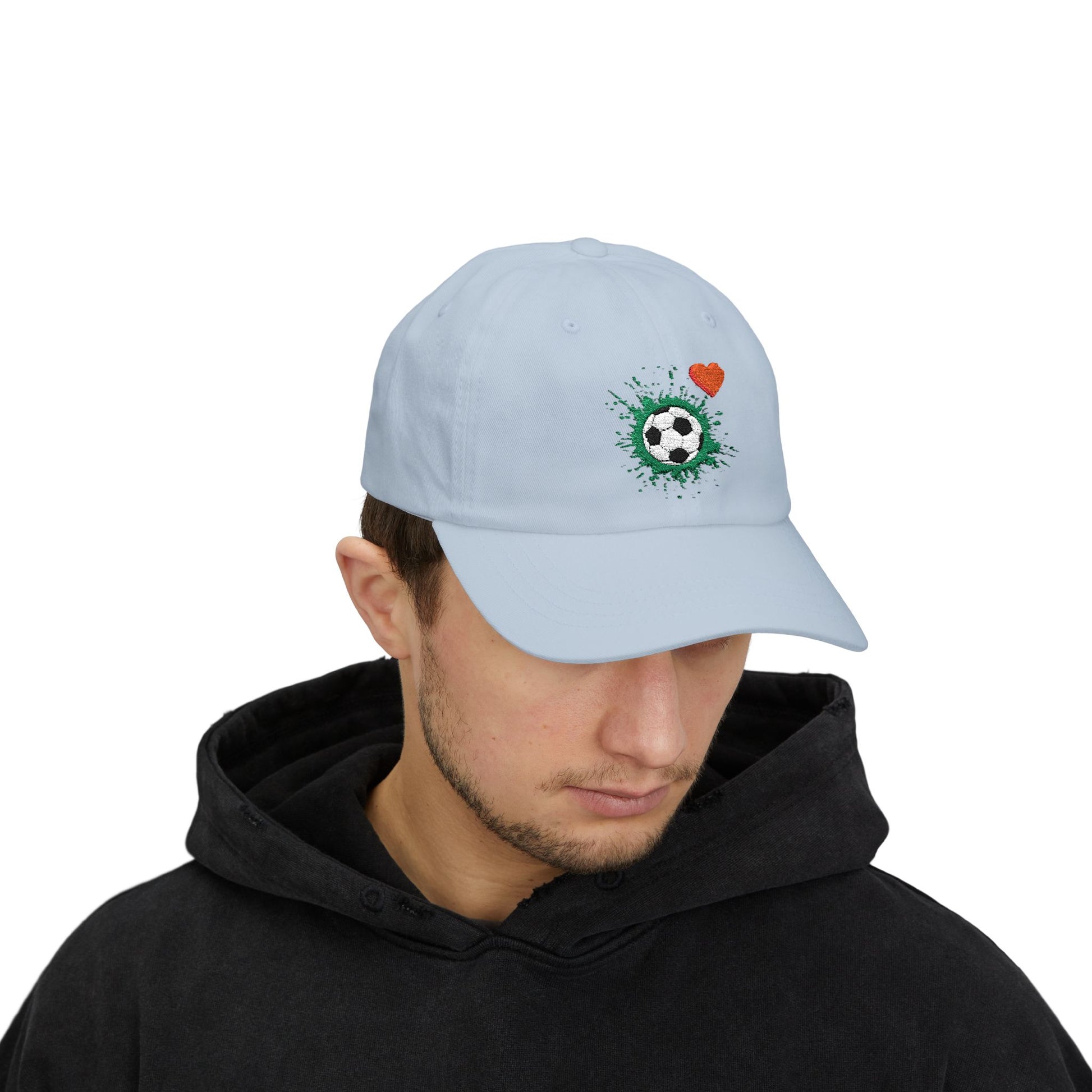 Soccer Love Dad Cap | Perfect Gift for Sports Lovers, Father's Day, Outdoor Events, Casual Wear, Adjustable Cap - TRV