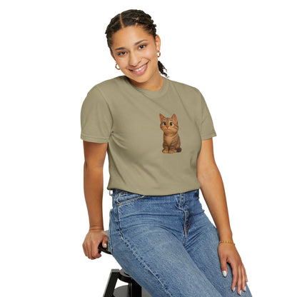 Cute Cat Graphic T-Shirt, Casual Wear, Cat Lover Gift, Everyday Tee, Animal Lover Apparel, Perfect for Birthdays & Holidays - TRV