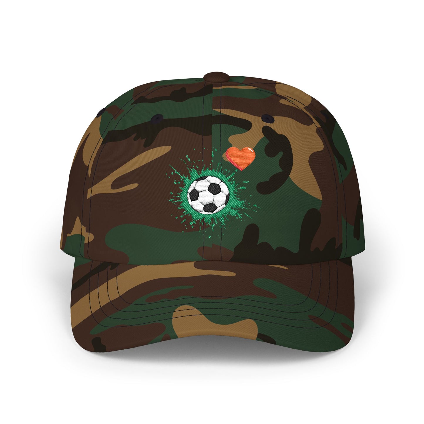 Soccer Love Dad Cap | Perfect Gift for Sports Lovers, Father's Day, Outdoor Events, Casual Wear, Adjustable Cap - TRV