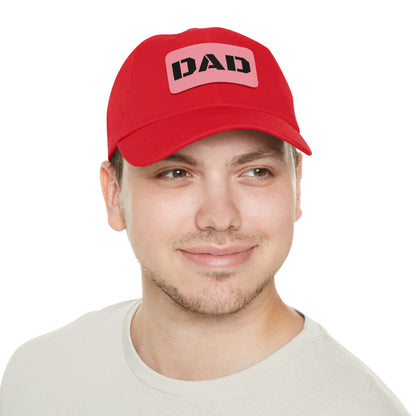 Stylish Dad Hat with Leather Patch | Perfect Gift for Fathers Day, Casual Wear, Dad's Birthday, Outdoor Activities