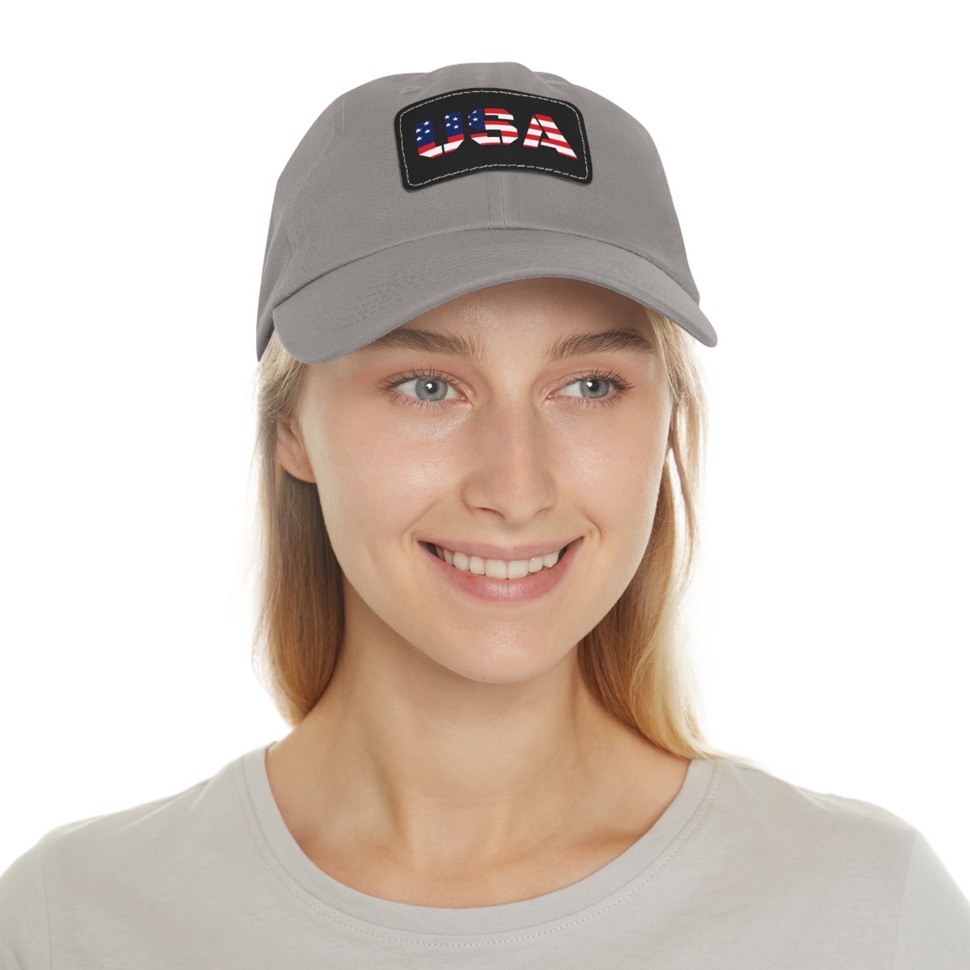 Dad Hat with USA Leather Patch - TRV