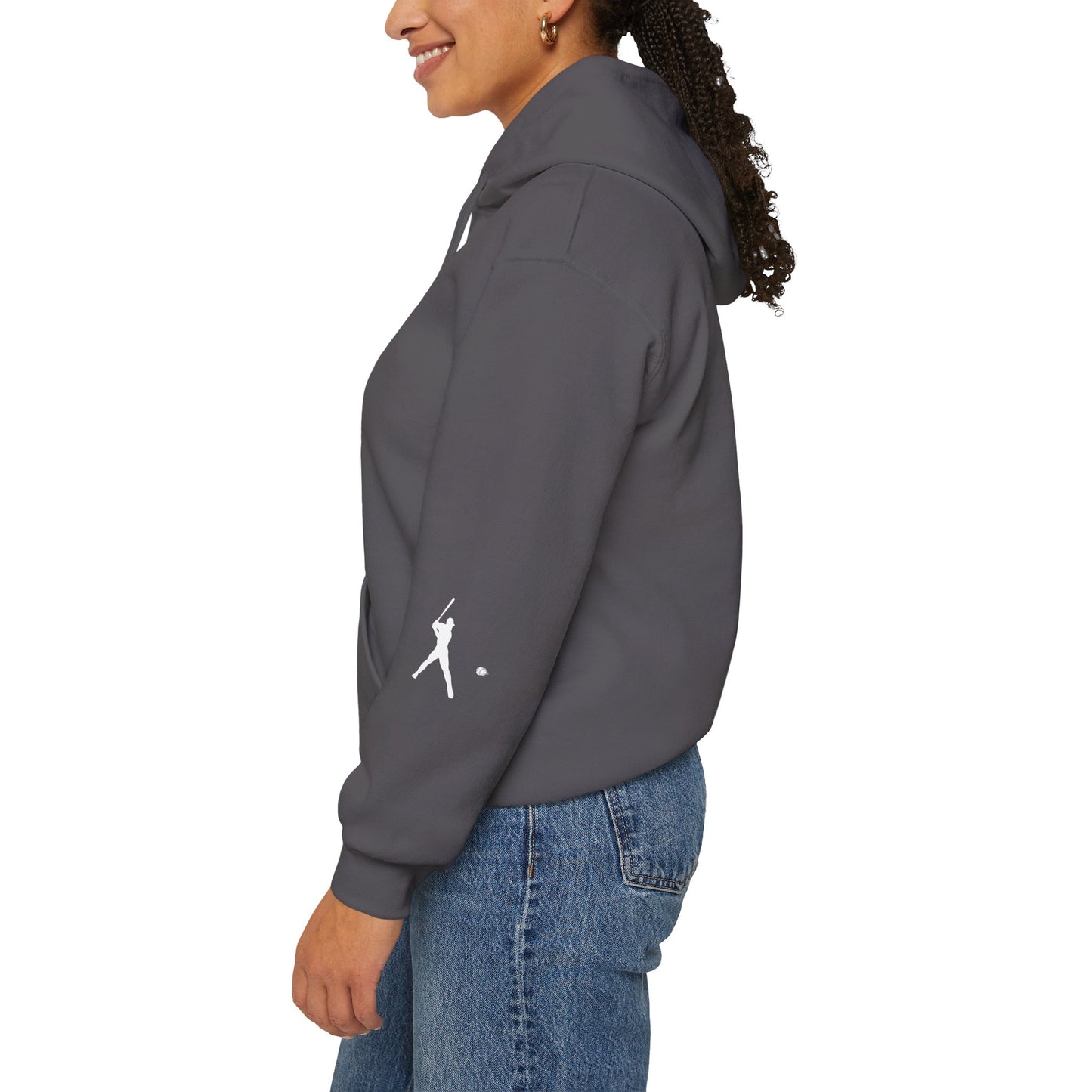 Sporty Unisex Baseball Hooded Sweatshirt, Casual Hoodie for Athletes, Perfect for Gifts, Comfy Streetwear, Ideal for Sports Events, Personal Use - TRV