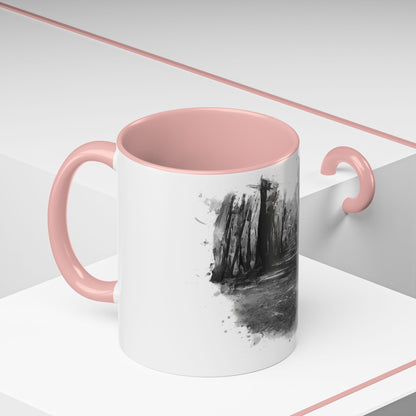 Moody Abstract Forest Coffee Mug | Unique Gift for Nature Lovers, Cozy Home Decor, Perfect for Coffee, Tea, and Hot Chocolate - TRV