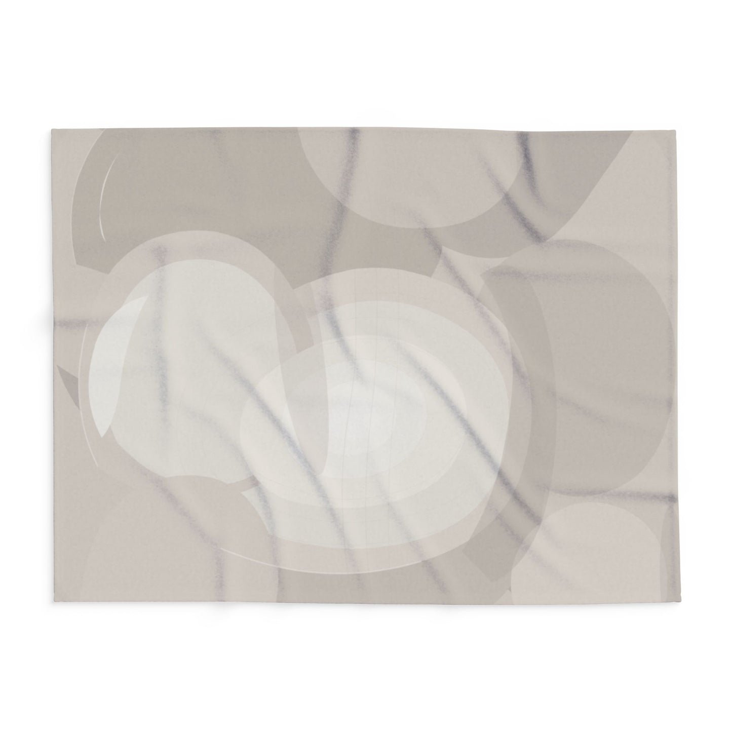 Abstract neutral swirls on Arctic fleece blanket by Printify, showcasing a modern minimal throw for stylish home decor.