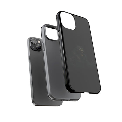 Werewolf Phone Case, Tough Cases, Black Panther Design, Gift for Animal Lovers, Phone Accessories, Fierce Phone Protection - TRV