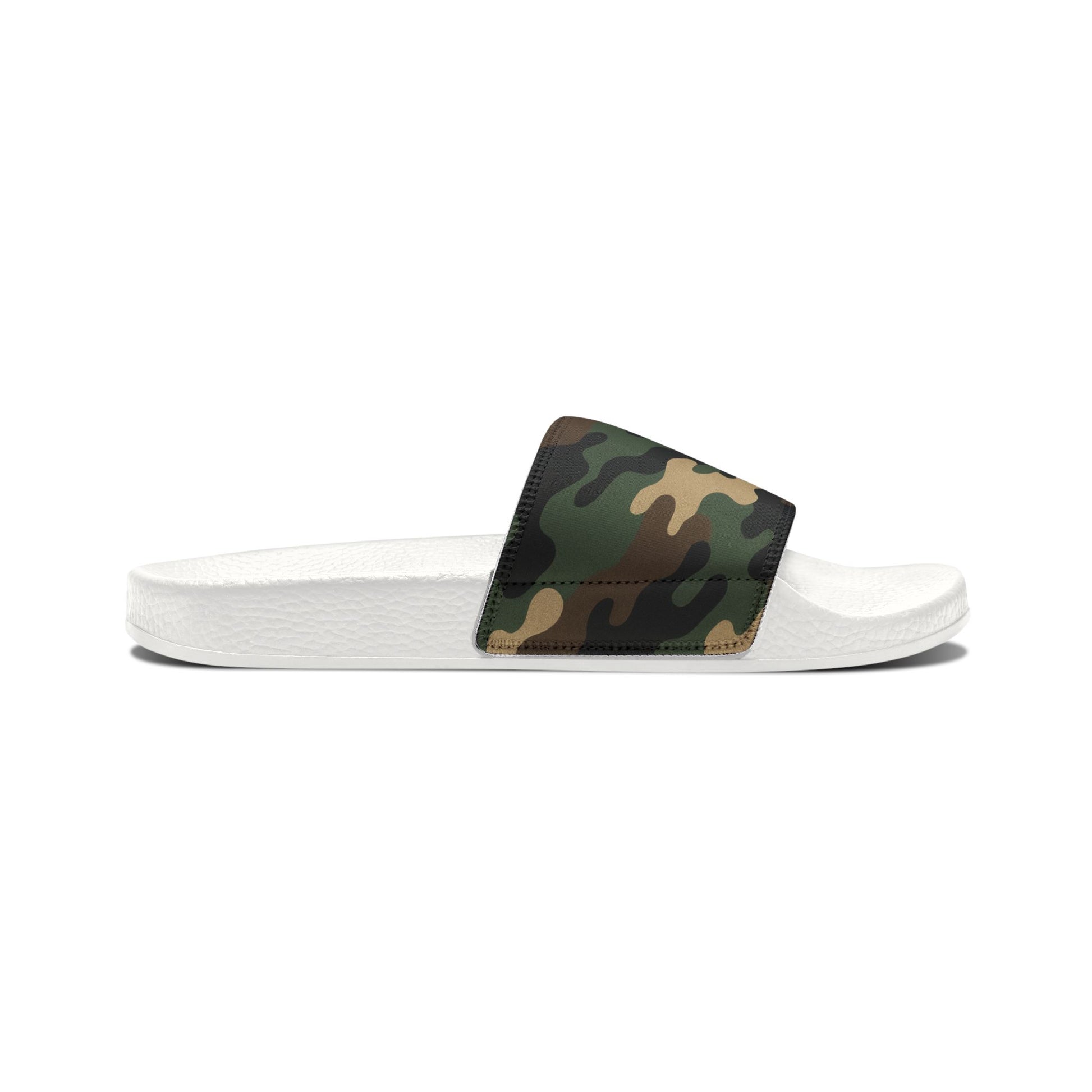 Camouflage Men's Slip-On Sandals | Casual Comfort Footwear for Summer, Beach Days, Outdoor Activities, Gifts for Him, Fashionable Slides - TRV