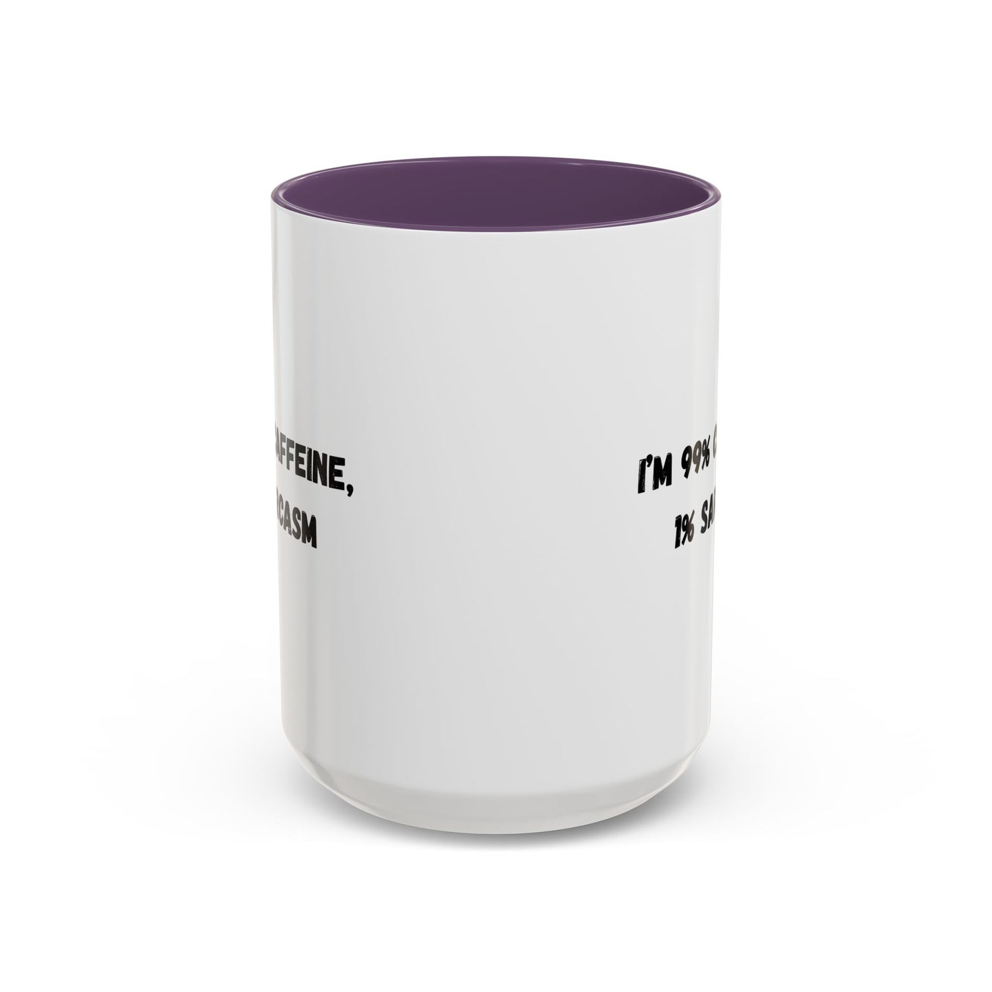Sarcastic Coffee Mug - Funny Gift for Coffee Lovers, Black and White Accent Mug, Gift for Birthdays, Office Humor, Caffeine Enthusiasts