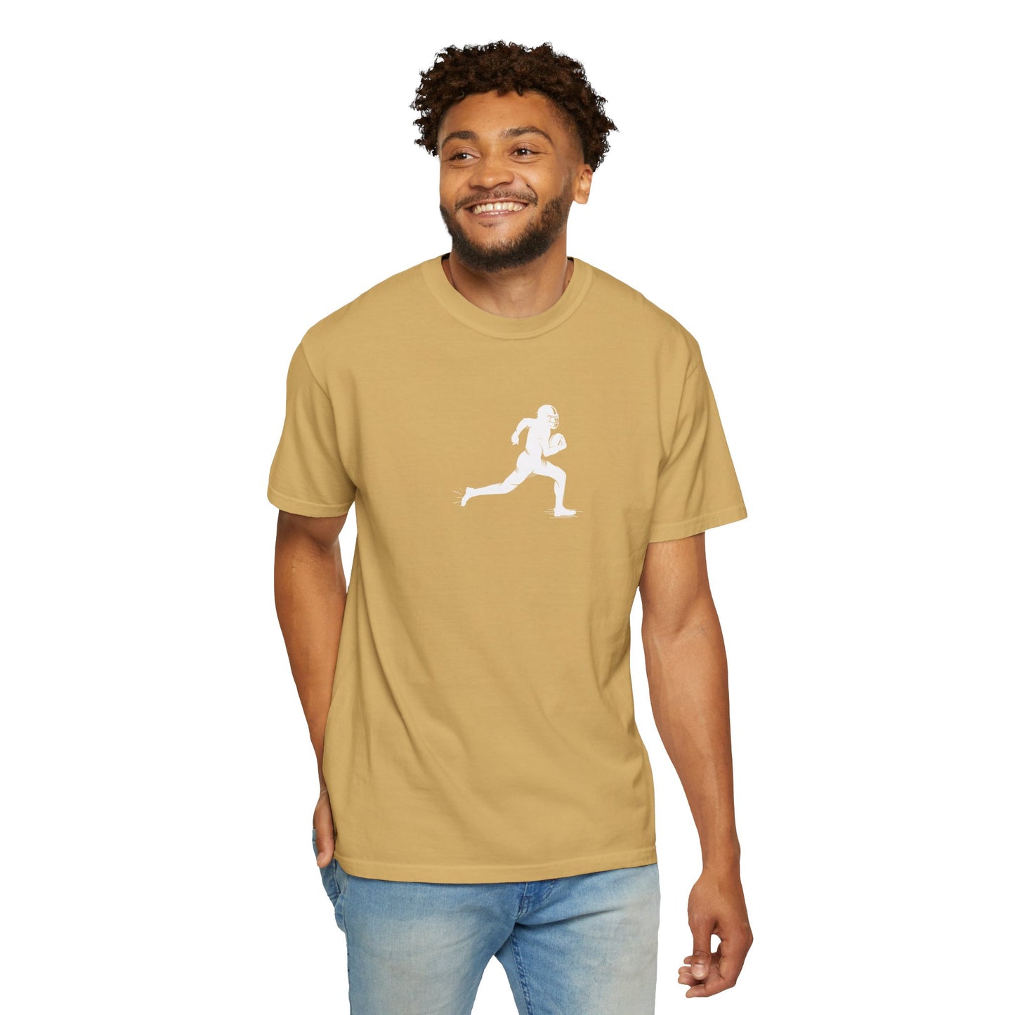 Unisex Football Player T-Shirt | Comfortable Sports Tee, Gift for Runners, Casual Wear, Workout Clothing, Everyday Style - TRV