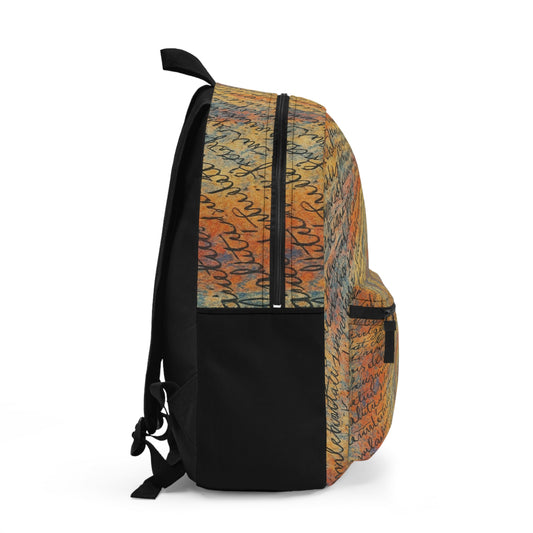 Vibrant Swirl Backpack - Colorful School Bag, Artistic Travel Pack, Unique Gift, Bohemian Style, Everyday Use - TRV