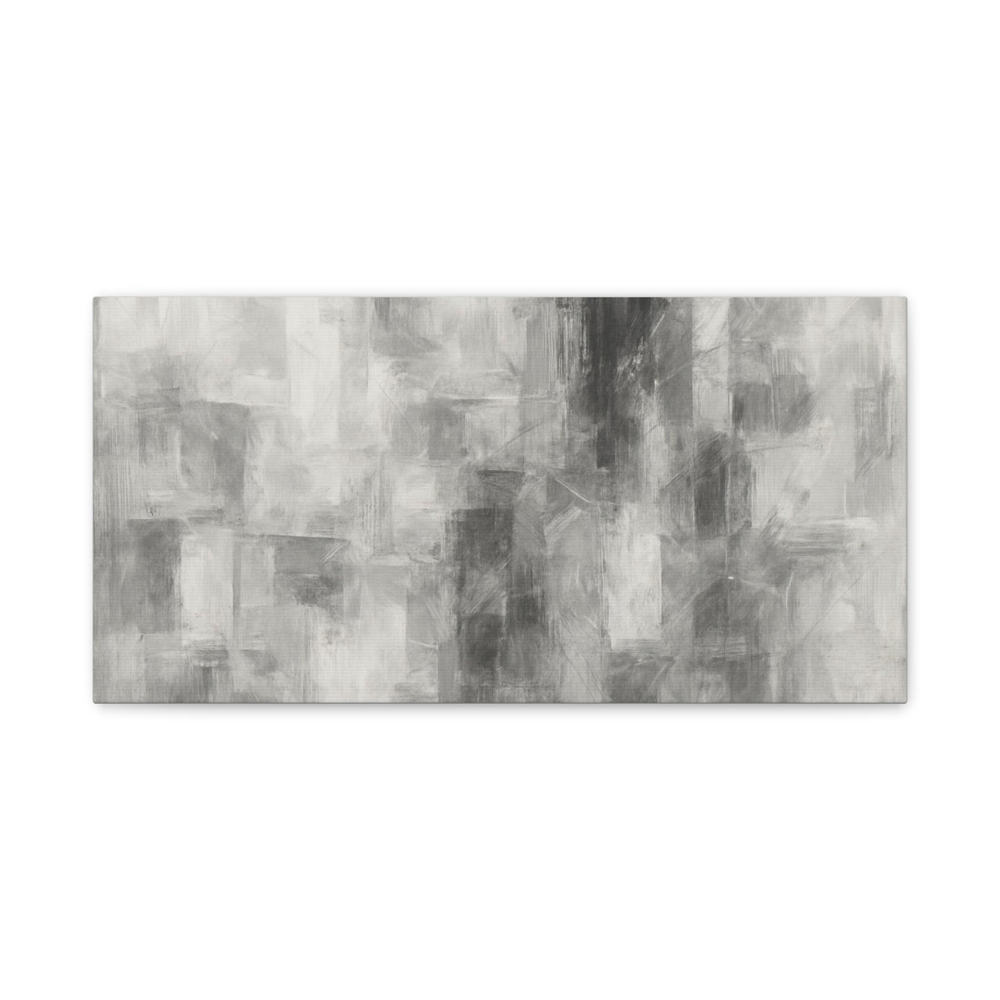 Abstract Grey Canvas Wall Art, Modern Home Decor, Minimalist Artwork, Living Room Accent, Contemporary Art Piece