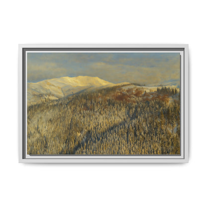 Framed Mountain Canvas Art, Perfect for Home Decor, Nature Wall Art, Gift for Nature Lovers, Cozy Atmosphere - TRV