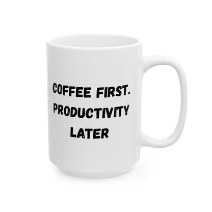 Inspiring Ceramic Coffee Mug - 11oz & 15oz - Perfect for Creativity & Motivation Lovers - TRV