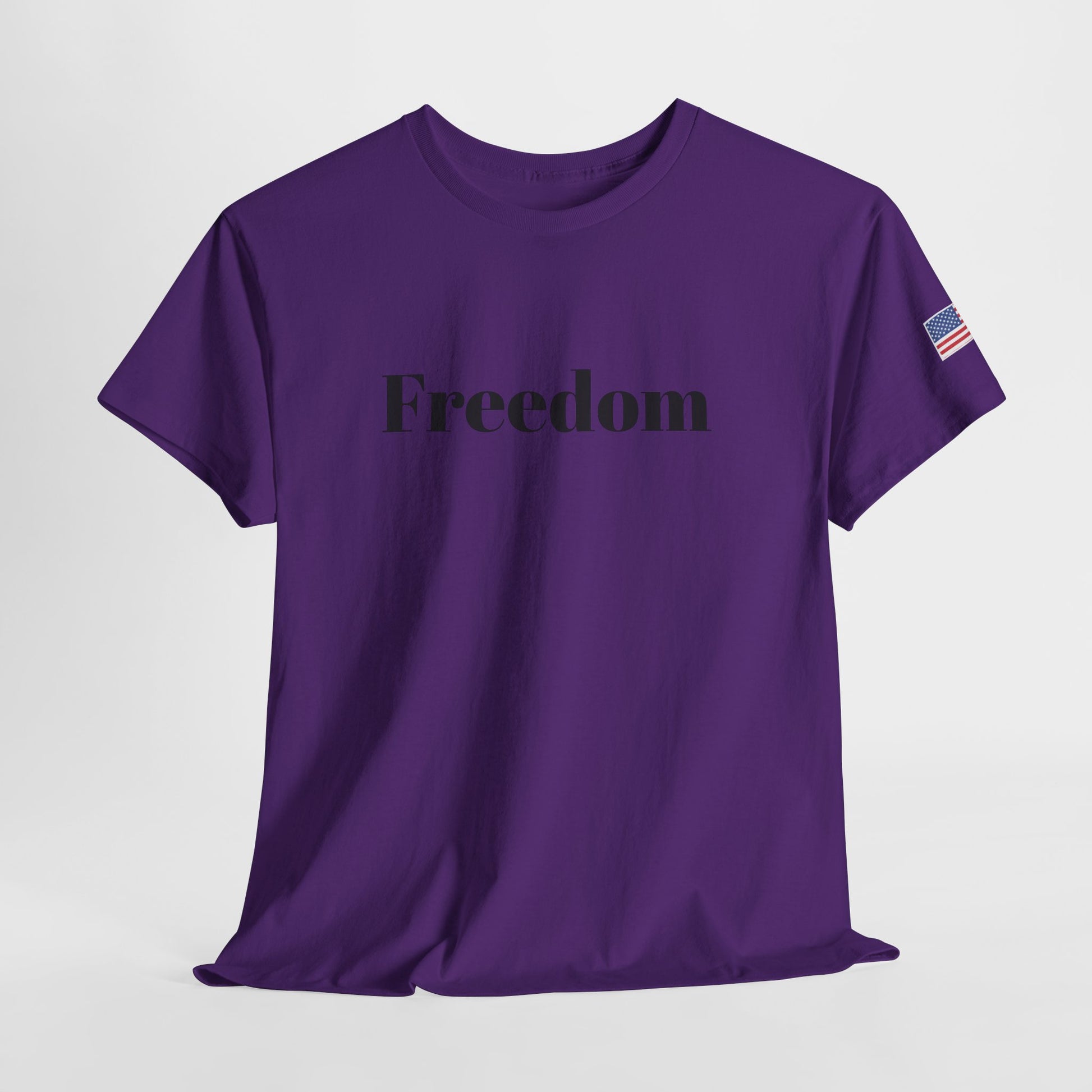 Freedom script tee | T-Shirt, American flag sleeve - TRV