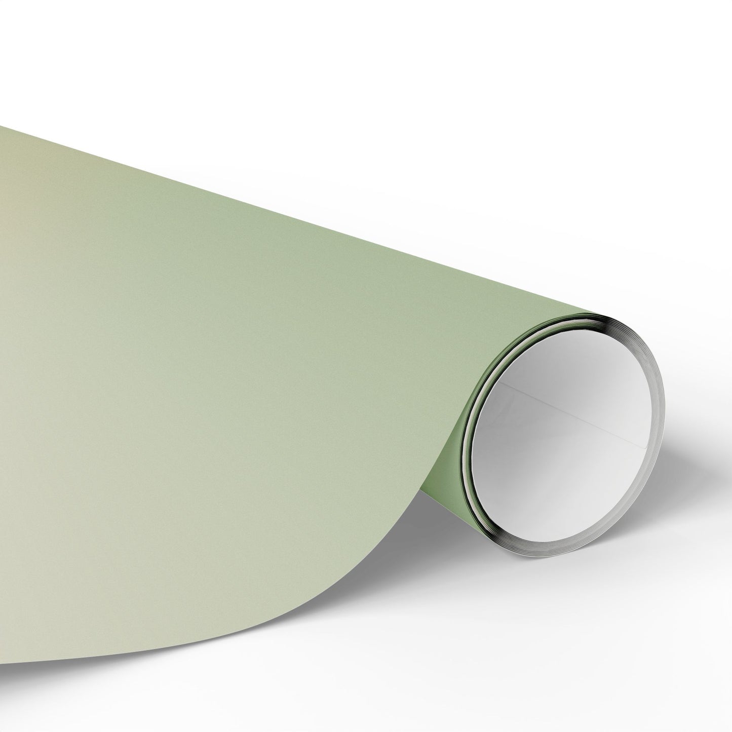 Ombre Sage Wrapping Paper Roll — Neutral Green Gradient Gift Wrap