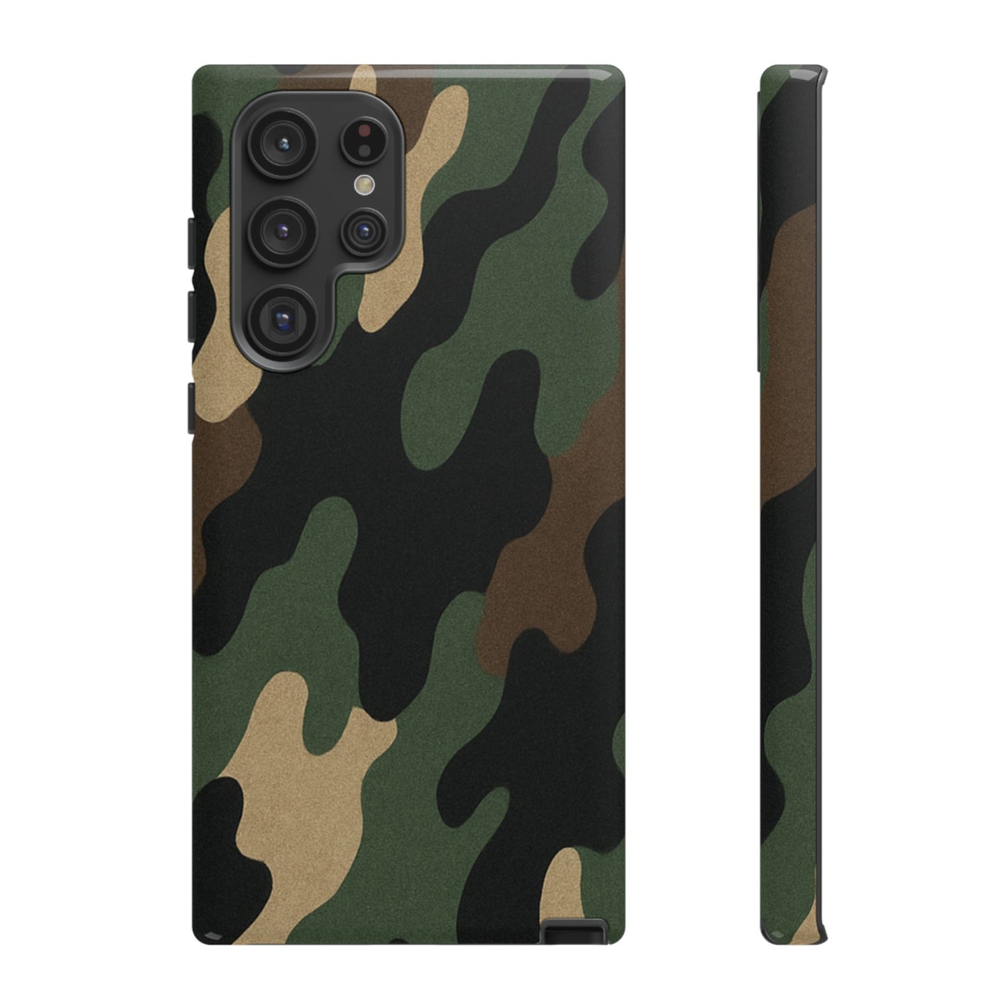 Camouflage Phone Case, Tough Phone Cover, Military Style Accessory, Protective Case for Men, Gifts for Soldiers - TRV