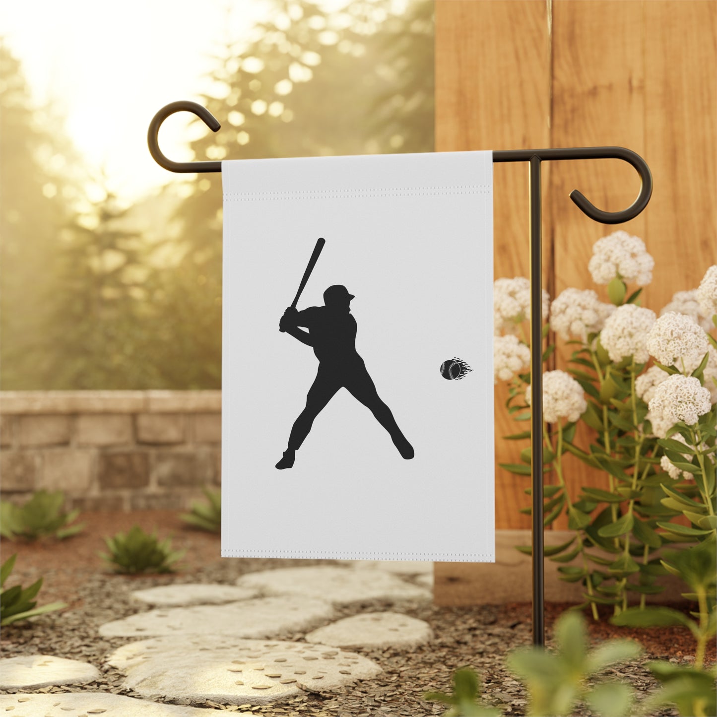 Baseball Garden Flag - Sports Decor, Outdoor Banner, Home & Garden Decoration, Personalized Gift, Baseball Theme - TRV