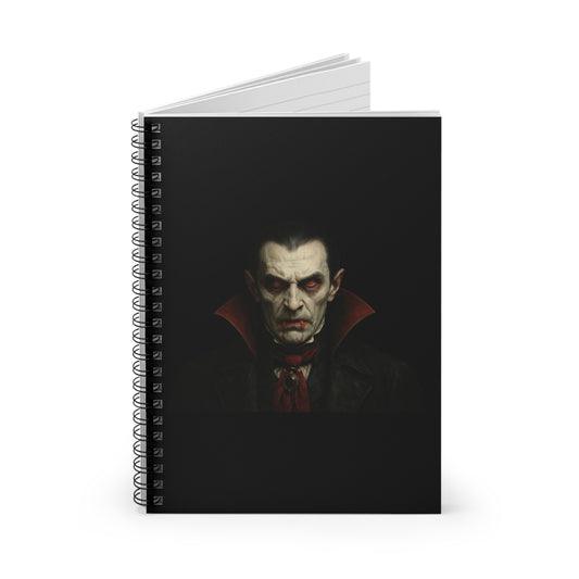 Vampire-Themed Spiral Notebook - Perfect for Writing and Sketching - Best Paper products | Gothic Decor Store | Buy Online