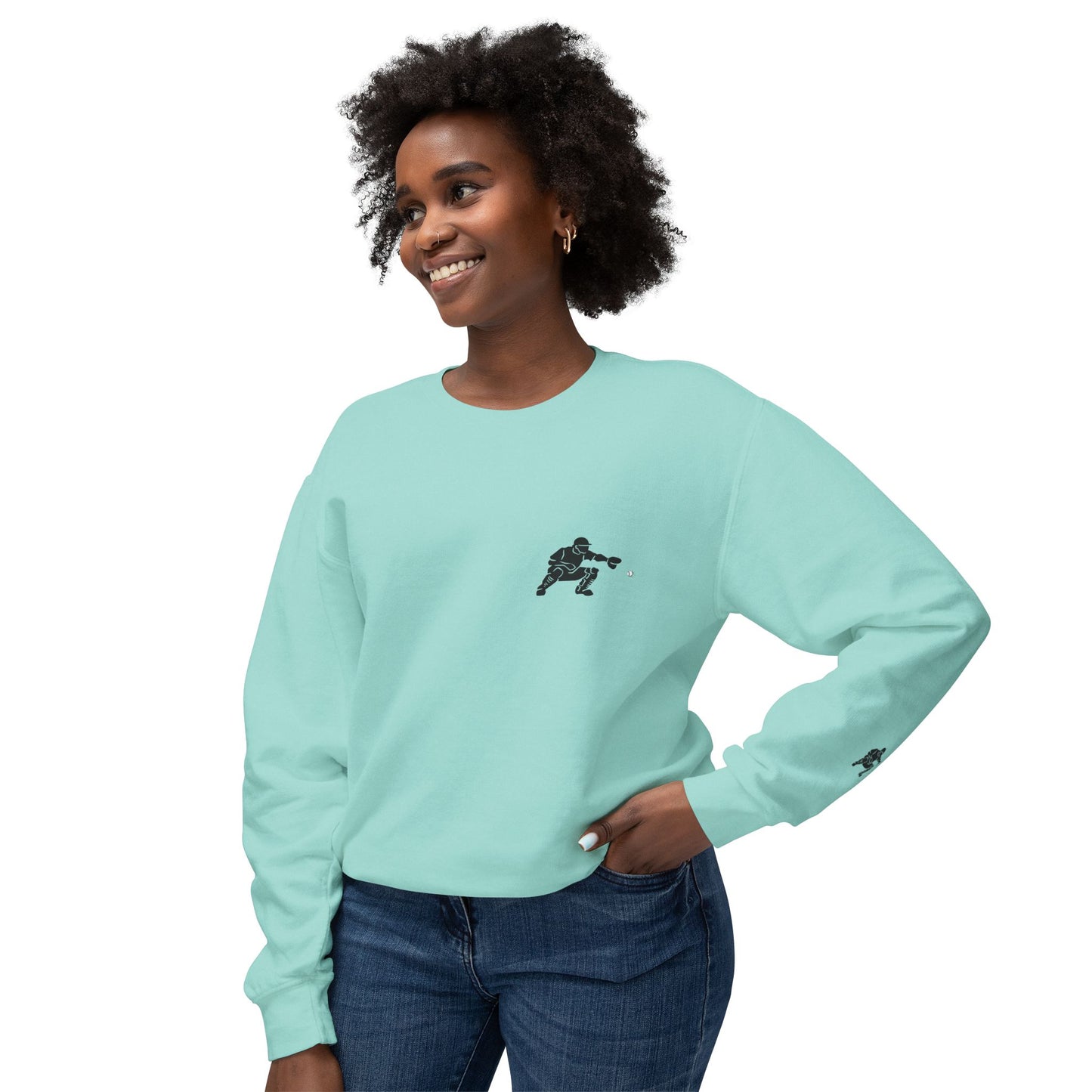 Baseball Catcher Unisex Sports Crewneck Sweatshirt - Perfect for Athletes & Casual Wear, Great for Game Days, Birthdays, Apparel for Fans