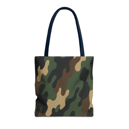 Stylish Camouflage Tote Bag, Reusable Shopping Bag, Beach Tote, Casual Carry-All, Gift for Him or Her - TRV