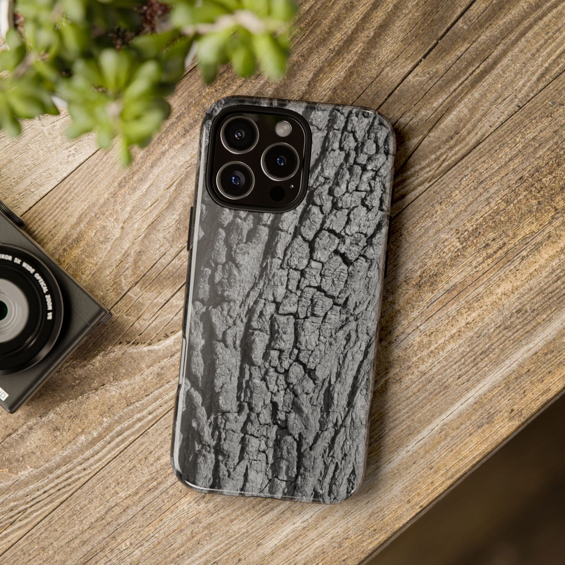 Rustic Bark Phone Case - Tough and Durable Protection - TRV