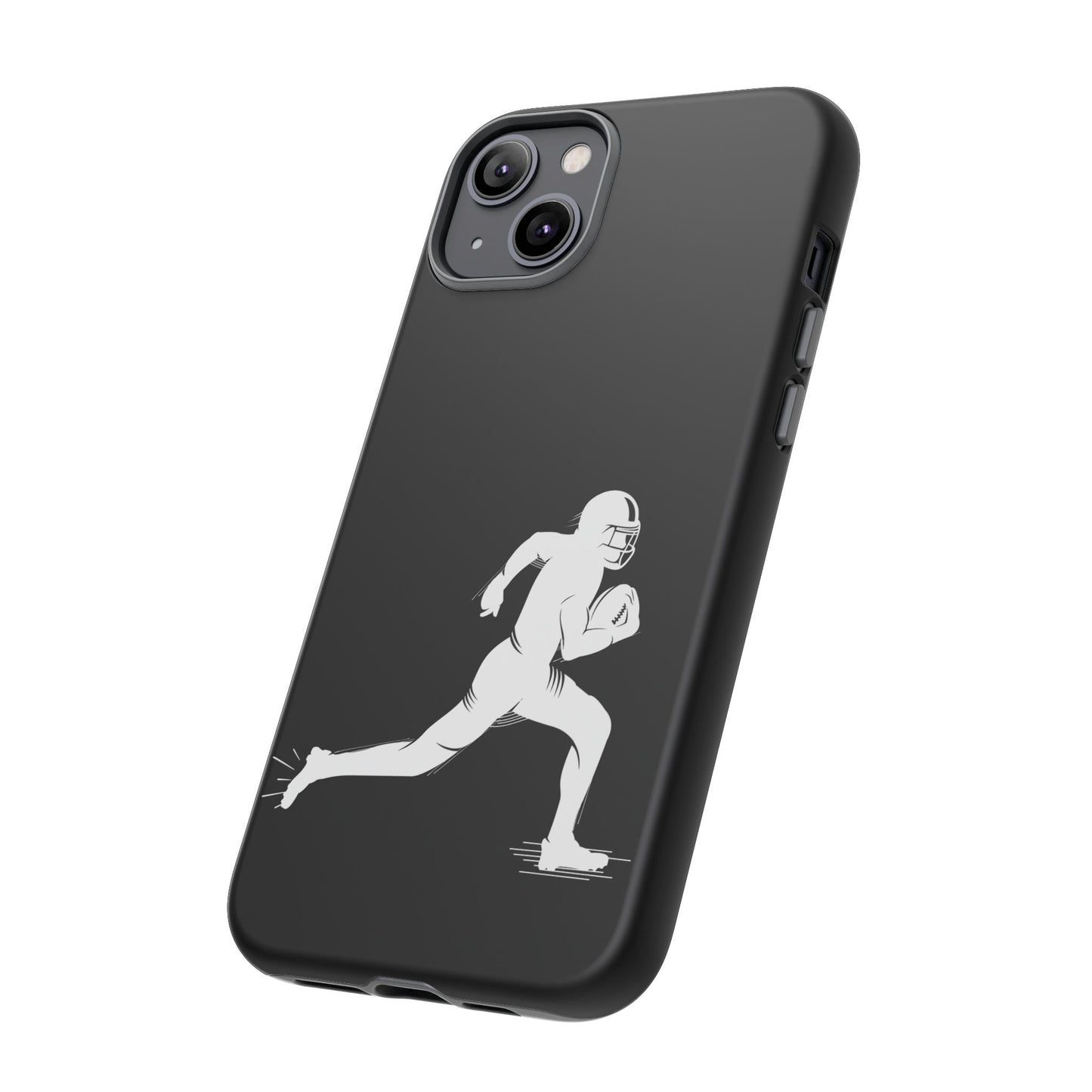 Football Player Phone Case, Tough Cases, Sports Phone Cover, Gift for Athletes, iPhone & Samsung Accessories, Running Player Design - TRV