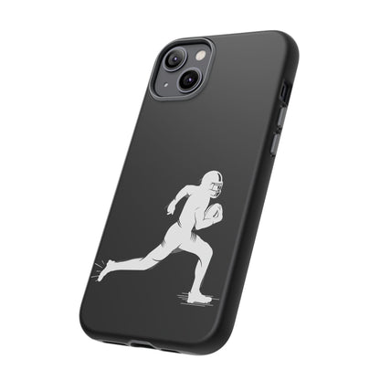 Football Player Phone Case, Tough Cases, Sports Phone Cover, Gift for Athletes, iPhone & Samsung Accessories, Running Player Design - TRV