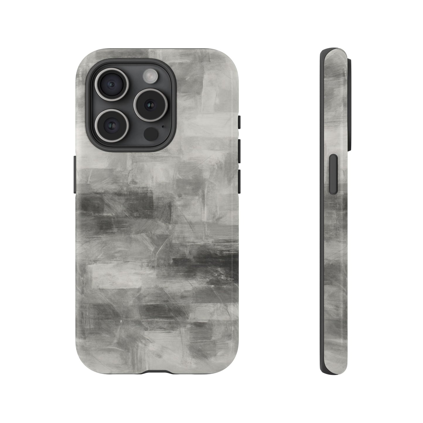 Stylish Phone Case for Tough Protection, Marble Grey Design, Customizable Gift for Her, Unisex Mobile Accessory, Birthday Present, [...] - TRV