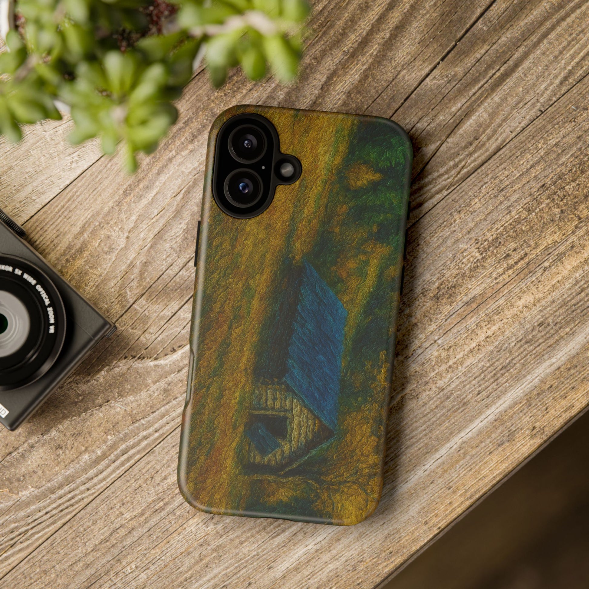 Artistic Phone Case by Tough Cases, Nature-Inspired Phone Protection, Unique Gift for Nature Lovers, Stylish Accessory, Fall Aesthetic - TRV
