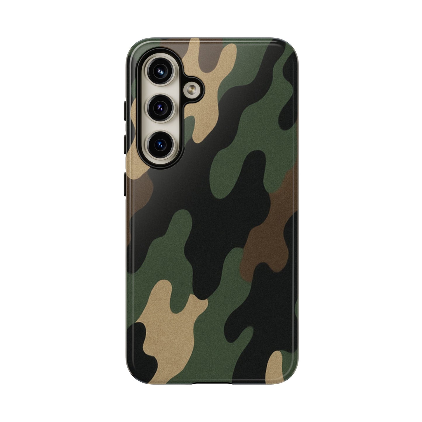 Camouflage Phone Case, Tough Phone Cover, Military Style Accessory, Protective Case for Men, Gifts for Soldiers - TRV