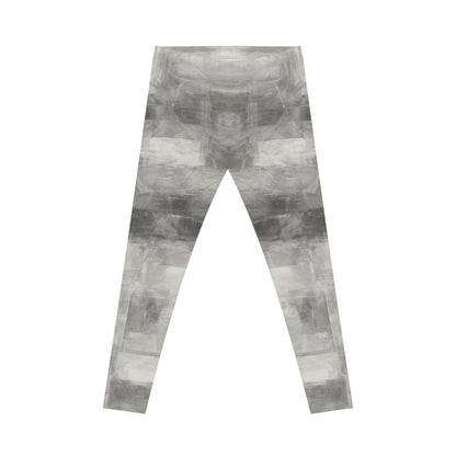 Chic Abstract Women's Casual Leggings, Breathable Fitness Pants, Yoga Leggings, Everyday Wear, Stylish Activewear, Trendy Loungewear - TRV