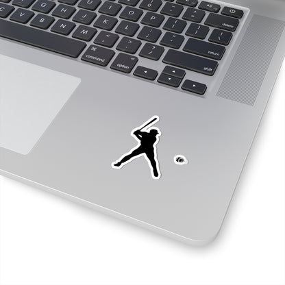 Baseball Player Kiss-Cut Stickers | Fun Sports Decals for Fans | Perfect for Laptops, Water Bottles, Gift Ideas, Room Decor