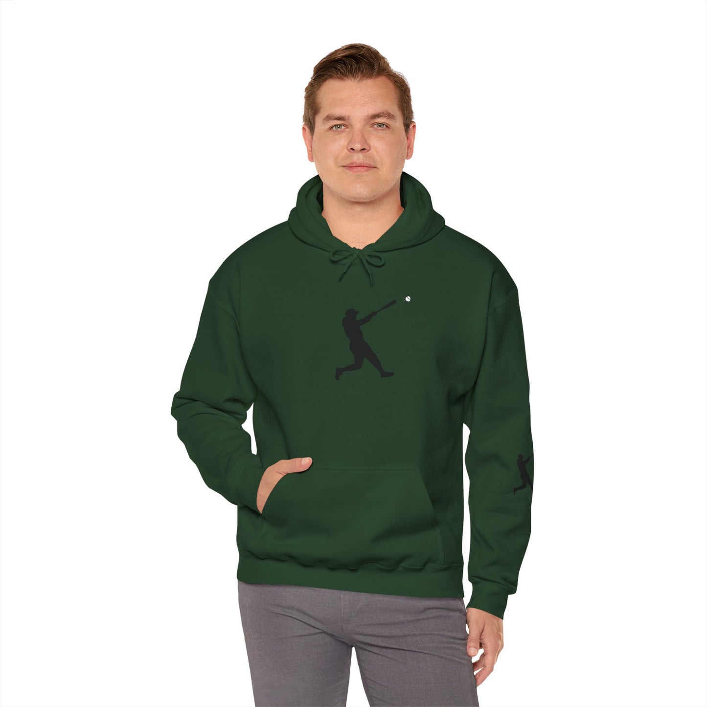 Baseball Swing Unisex Hoodie - Perfect Gift for Athletes, Sports Enthusiasts, Cozy Layer for Cool Days, Great for Team Spirit - TRV