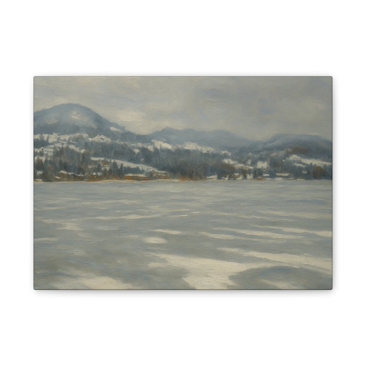 Serene Winter Landscape Canvas - TRV