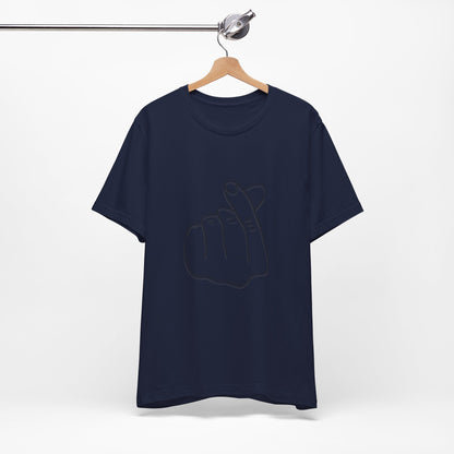 Minimalist Hand Sign Unisex Tee | Casual Everyday Wear | Perfect for Gift Givers