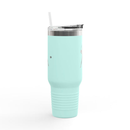 Baseball Player Insulated Travel Mug - 40oz, Sports Enthusiast Gift, Coffee Cup, Active Lifestyle, Personalized Mug, Custom Travel Tumbler - TRV