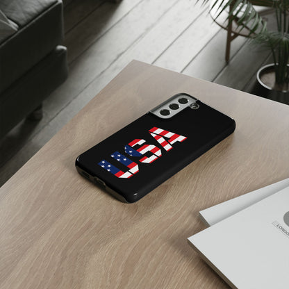 USA Flag Phone Case, Tough Phone Cover, Patriotic Gift, Independence Day Accessory, American Pride Mobile Case - TRV