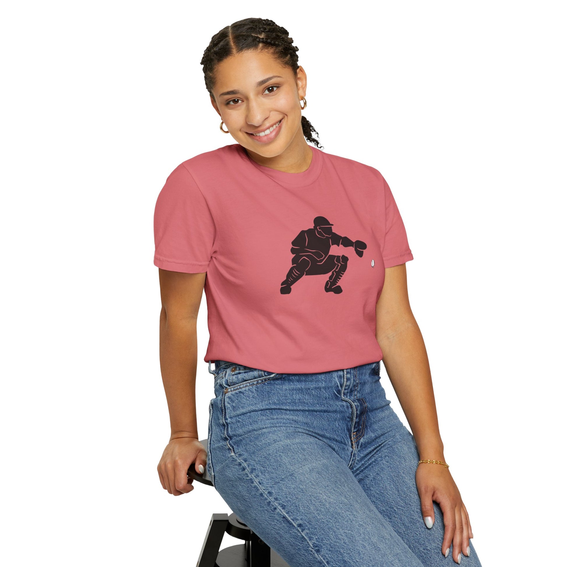 Stylish Unisex Baseball Catcher T-Shirt with Catcher Design, Sports Tee, Baseball Fan Gift, Athletic Apparel, Gift for Him/Her - TRV