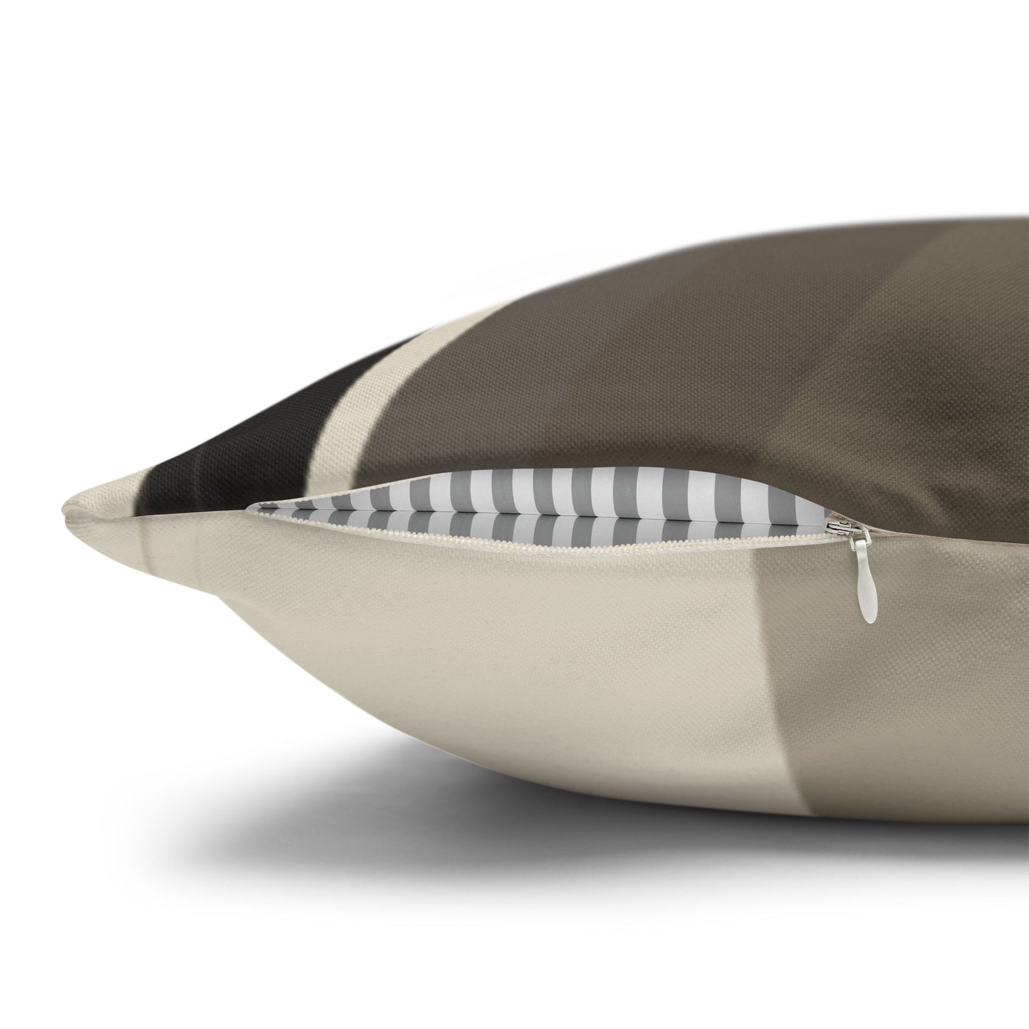 Abstract Neutral Leaf Artwork Pillowcase | Square Pillowcase