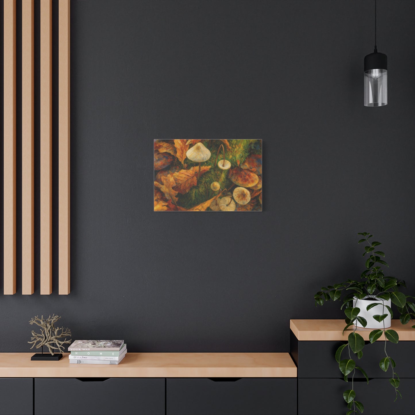 Autumn Mushrooms Canvas - TRV