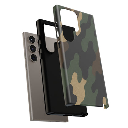 Camouflage Phone Case, Tough Phone Cover, Military Style Accessory, Protective Case for Men, Gifts for Soldiers - TRV