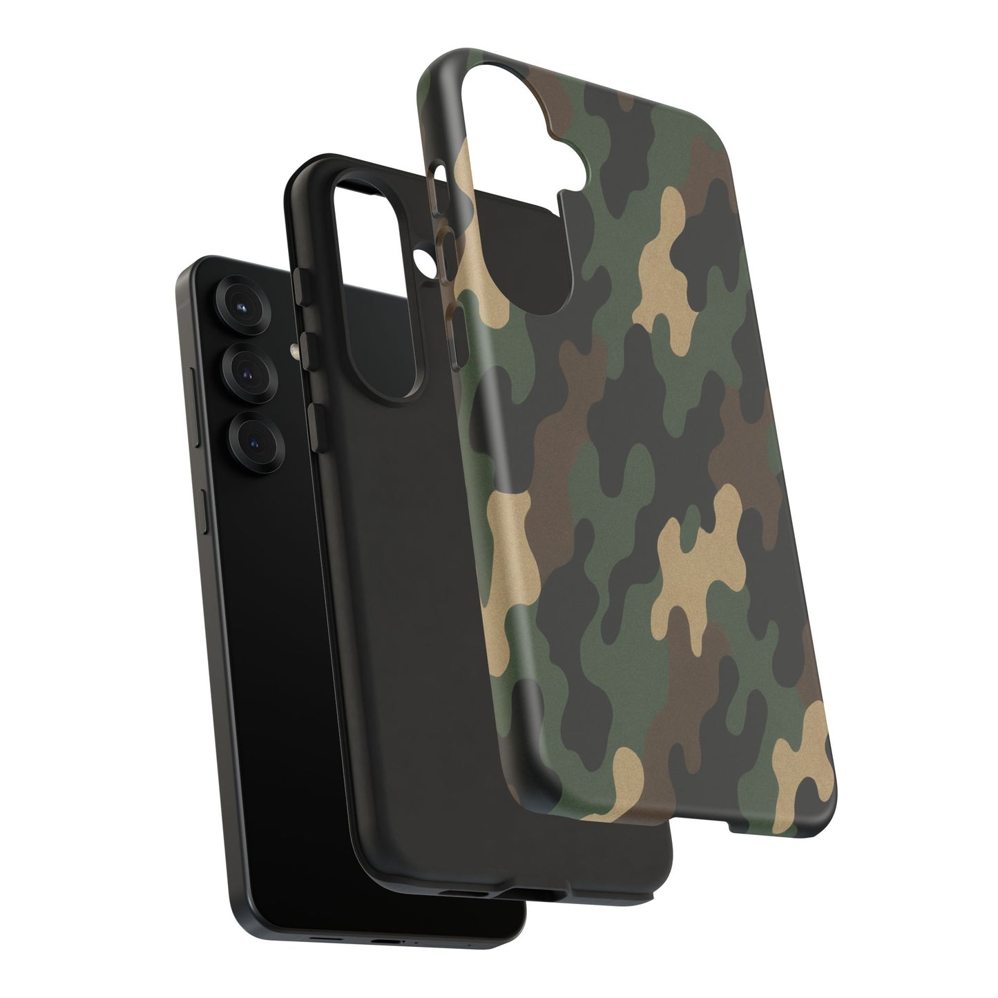 Camouflage Phone Case, Tough Cases, Military Style, Unique Phone Accessories, Gift for Him, Durable Phone Cover - TRV