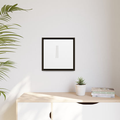 Minimal Line Art | Matte Canvas Framed