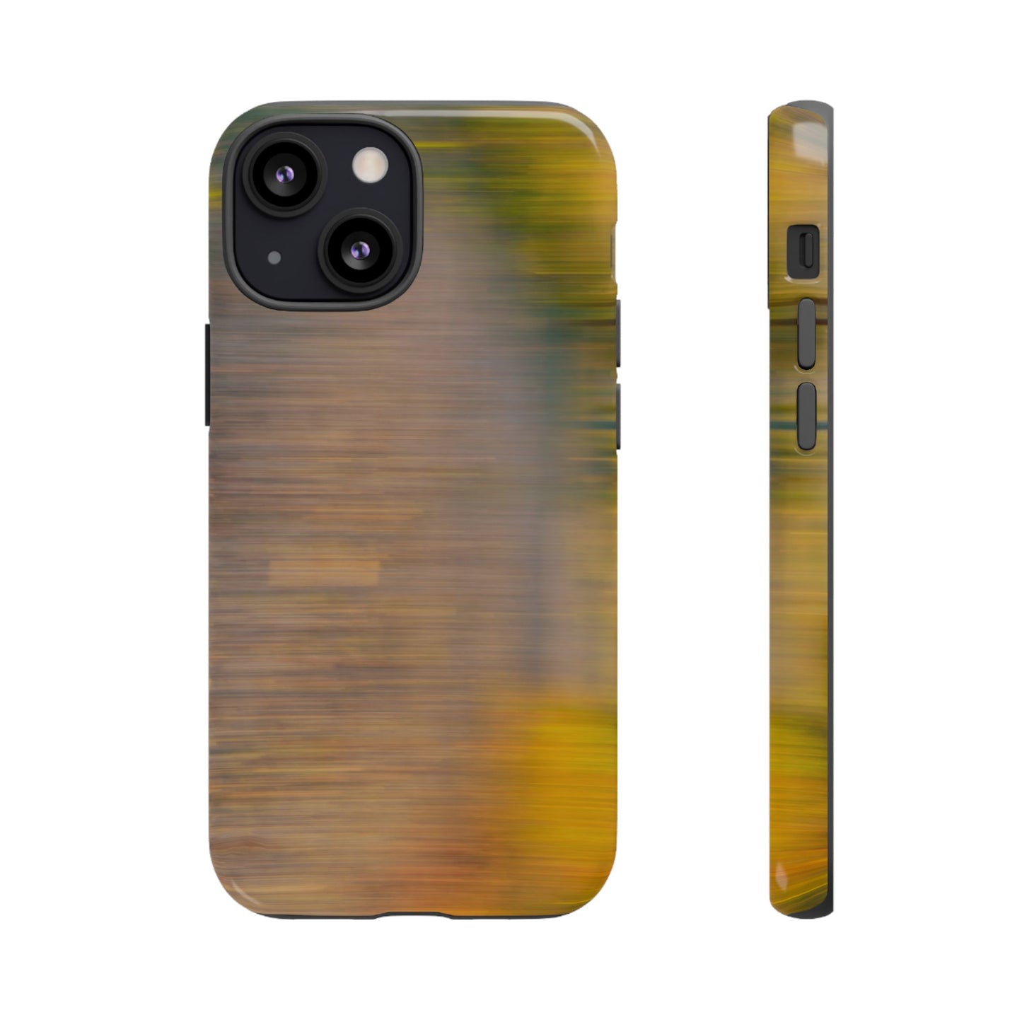 Autumn Blur Tough Phone Case — Fall Colors Protective iPhone Cover