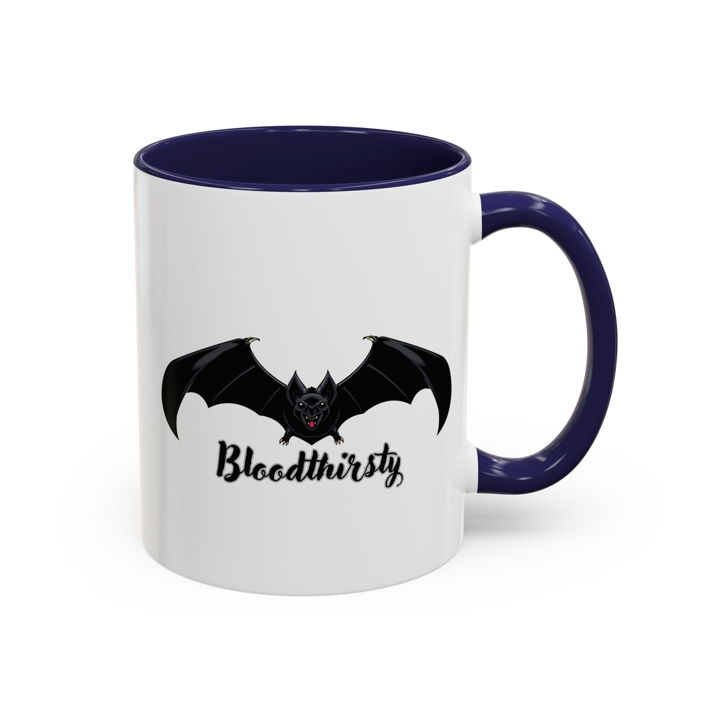 Bloodthirsty Bat Coffee Mug - Unique Halloween and Gothic Accents