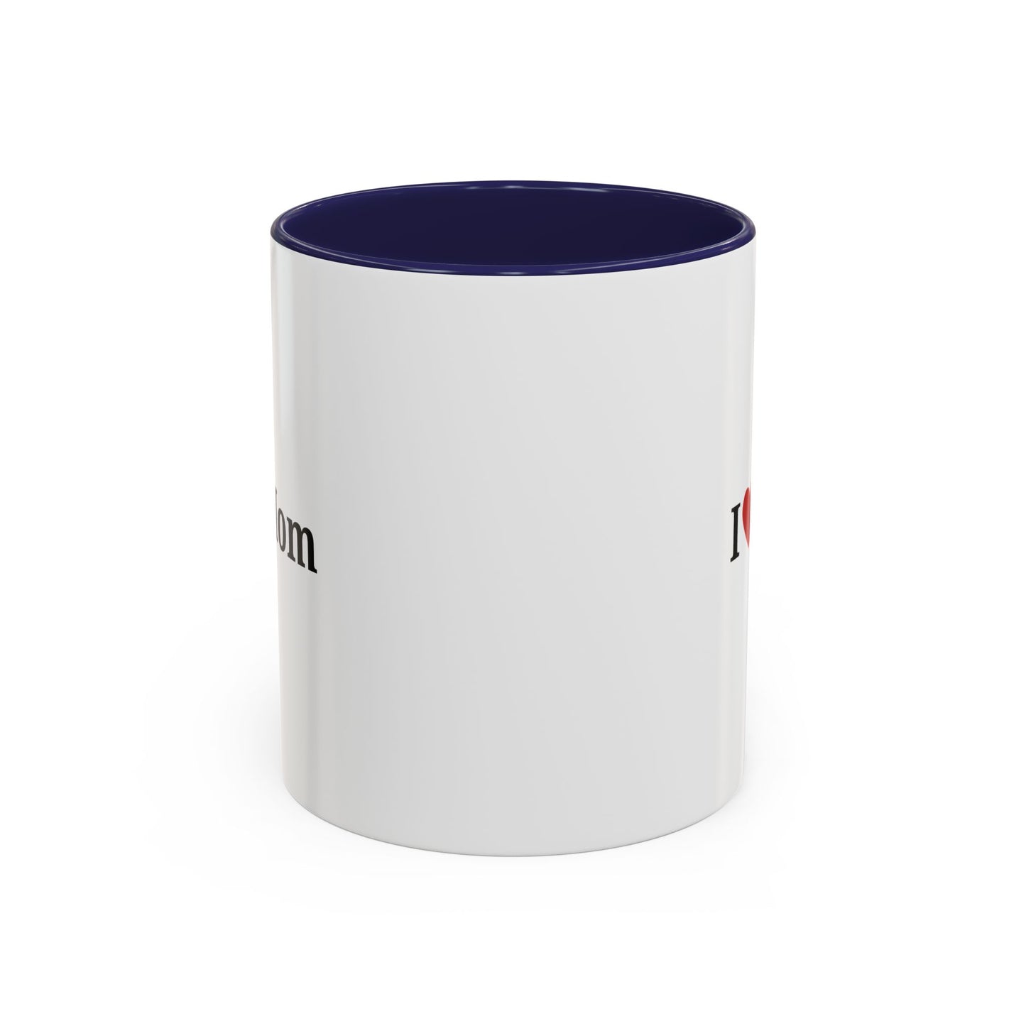 I Love Mom Accent Coffee Mug - Perfect Gift for Mother's Day & Special Occasions - TRV