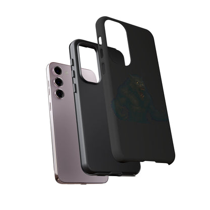 Werewolf Phone Case, Tough Cases, Black Panther Design, Gift for Animal Lovers, Phone Accessories, Fierce Phone Protection - TRV